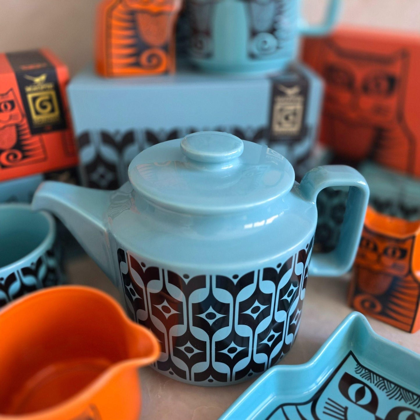 Hornsea - Teapot - Heirloom - Teal Blue - 1 Litre