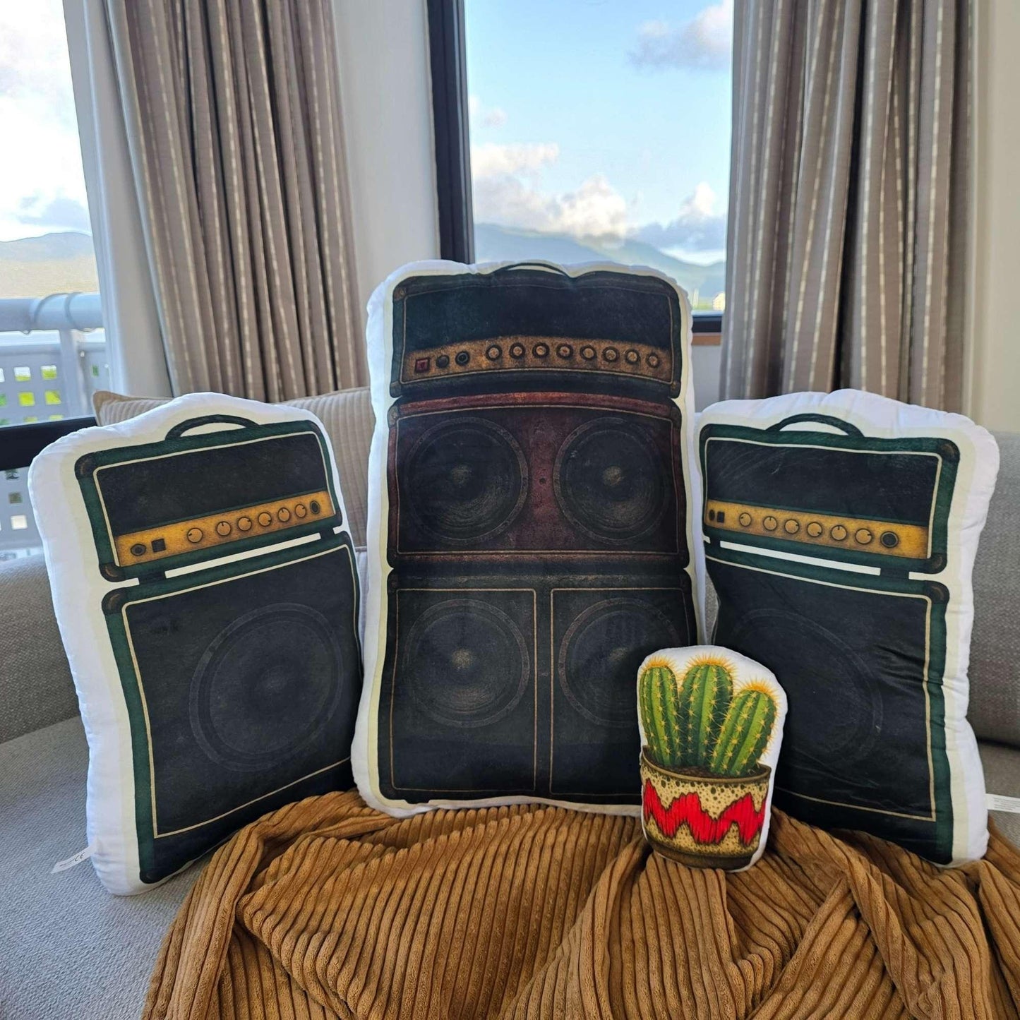 The Setlist Amp Stack – Shaped Cushion - 50 cm – | FAWNE