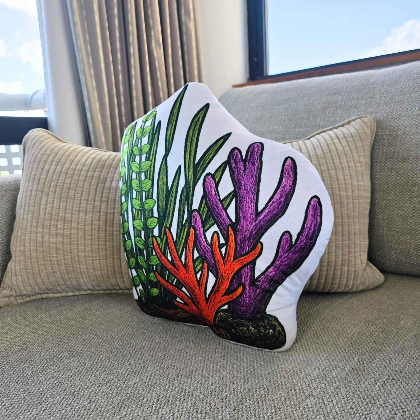 Aquarium Plant Decor Shaped Cushion | FAWNE