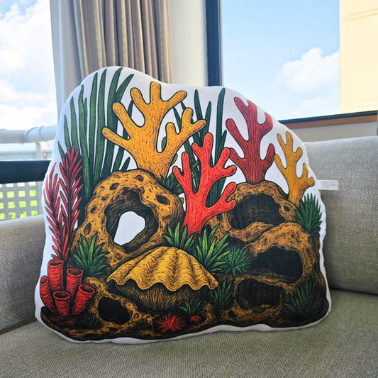 Community Tank - Aquascape Shaped Cushion - L 60cm | FAWNE