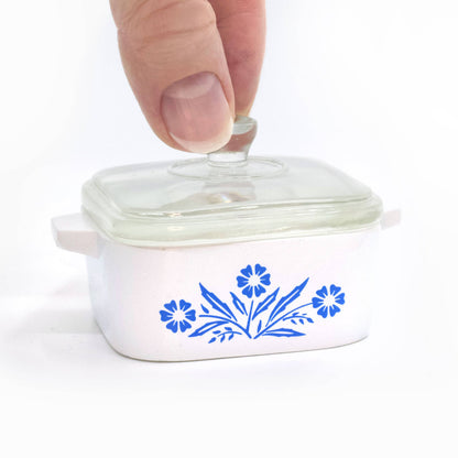 Cornflower | Corning Ware Inspired | Resin Trinket Box