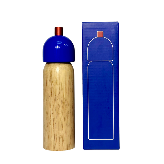 Salt and Pepper Grinder | Navy & Red | Medium
