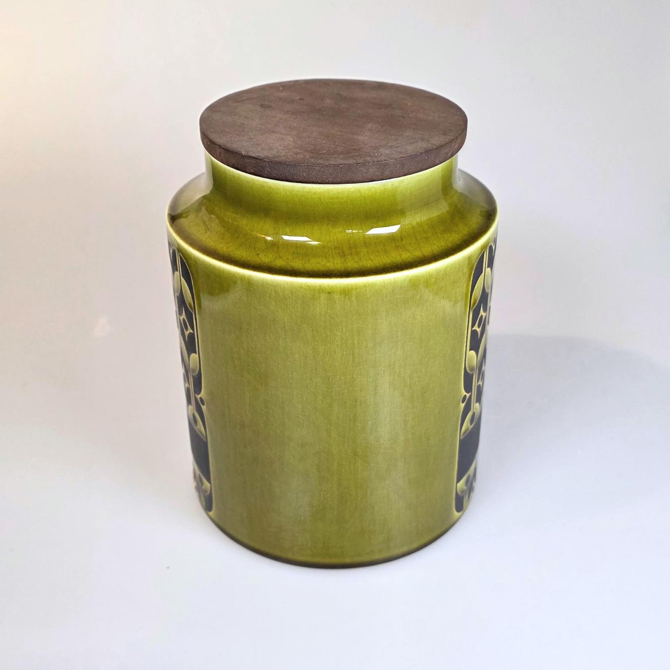 Vintage Hornsea | Large Flour Jar Canister - Heirloom - Lakeland Green