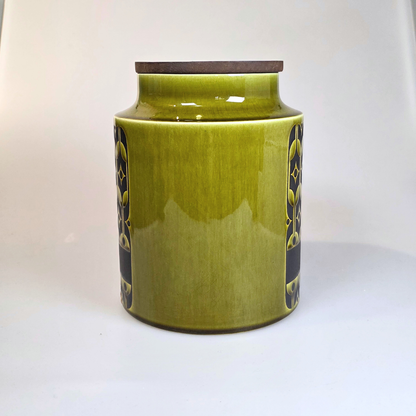 Vintage Hornsea | Large Flour Jar Canister - Heirloom - Lakeland Green
