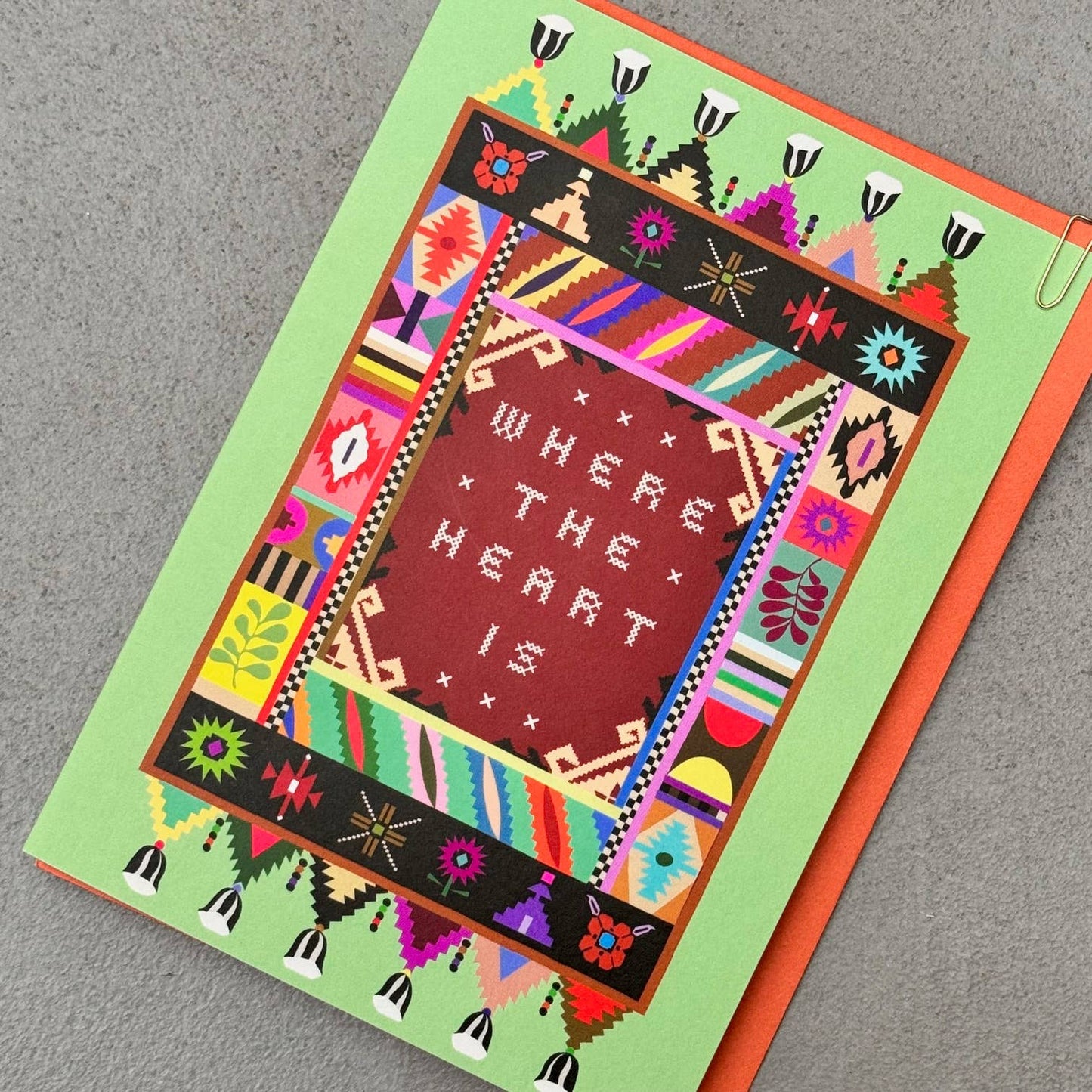 Decorative Rug | Foiled FSC Housewarming Card