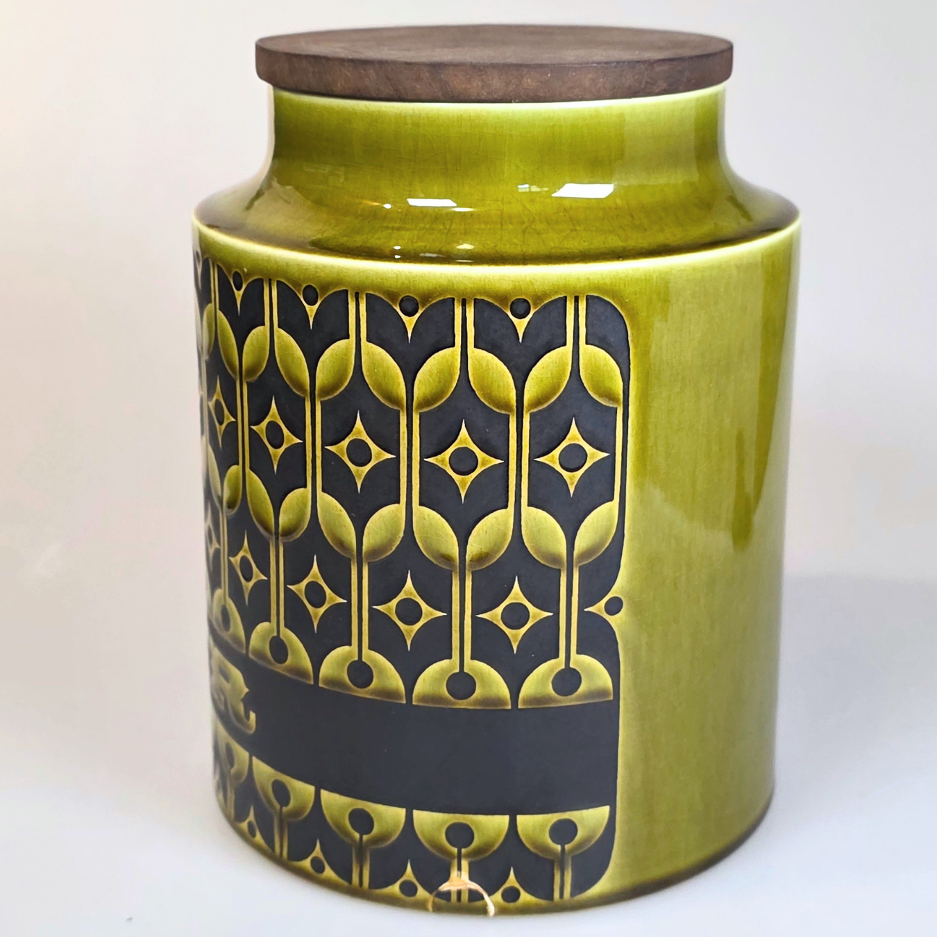 Vintage Hornsea | Large Flour Jar Canister - Heirloom - Lakeland Green