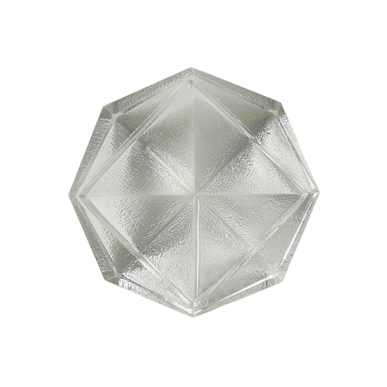 Vintage | King Star - Hand Cut Faceted Glass Bowl