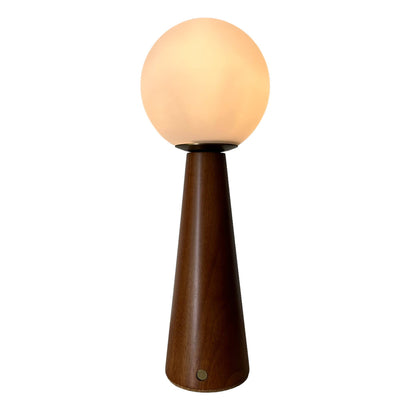 Mid-Century Globe Touch Lamp - Large