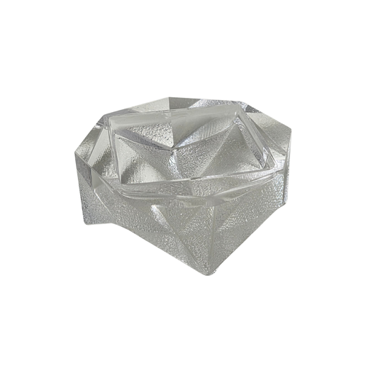 Vintage | King Star - Hand Cut Faceted Glass Bowl - FAWNE