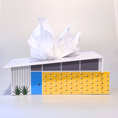 Wedge House - Mid-Century Modern - Tissue Box Cover