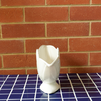 Vintage | Ceramic Fan Planter Vase