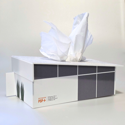 Wedge House - Mid-Century Modern - Tissue Box Cover