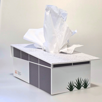 Wedge House - Mid-Century Modern - Tissue Box Cover