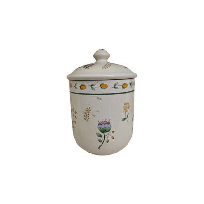 Vintage | Floral Ceramic Canisters - Set of 4 - Portugal Over and Back Inc - FAWNE