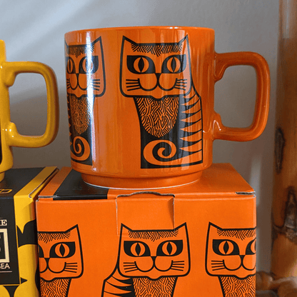 Magpie x Hornsea Mug Cat Orange