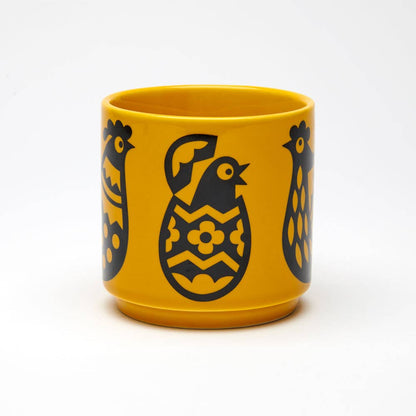 Magpie x Hornsea - Mug - Chicken Family - Yellow