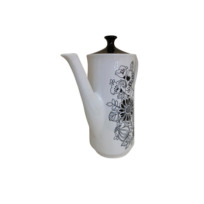Vintage | Tall Coffee Pot - Manitou by Grindley - Staffordshire England - FAWNE