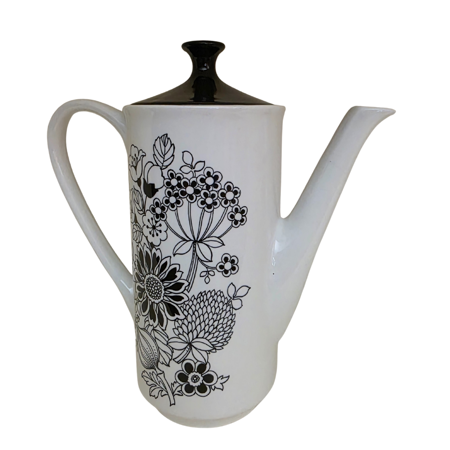 Vintage | Tall Coffee Pot - Manitou by Grindley - Staffordshire England