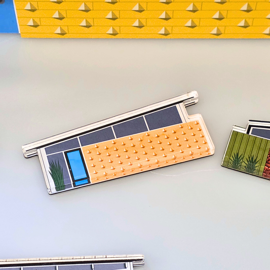 Wedge House - Palm Springs Architectural Magnet