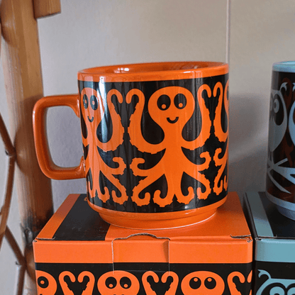 Hornsea - Mug - Octopus - Orange Red