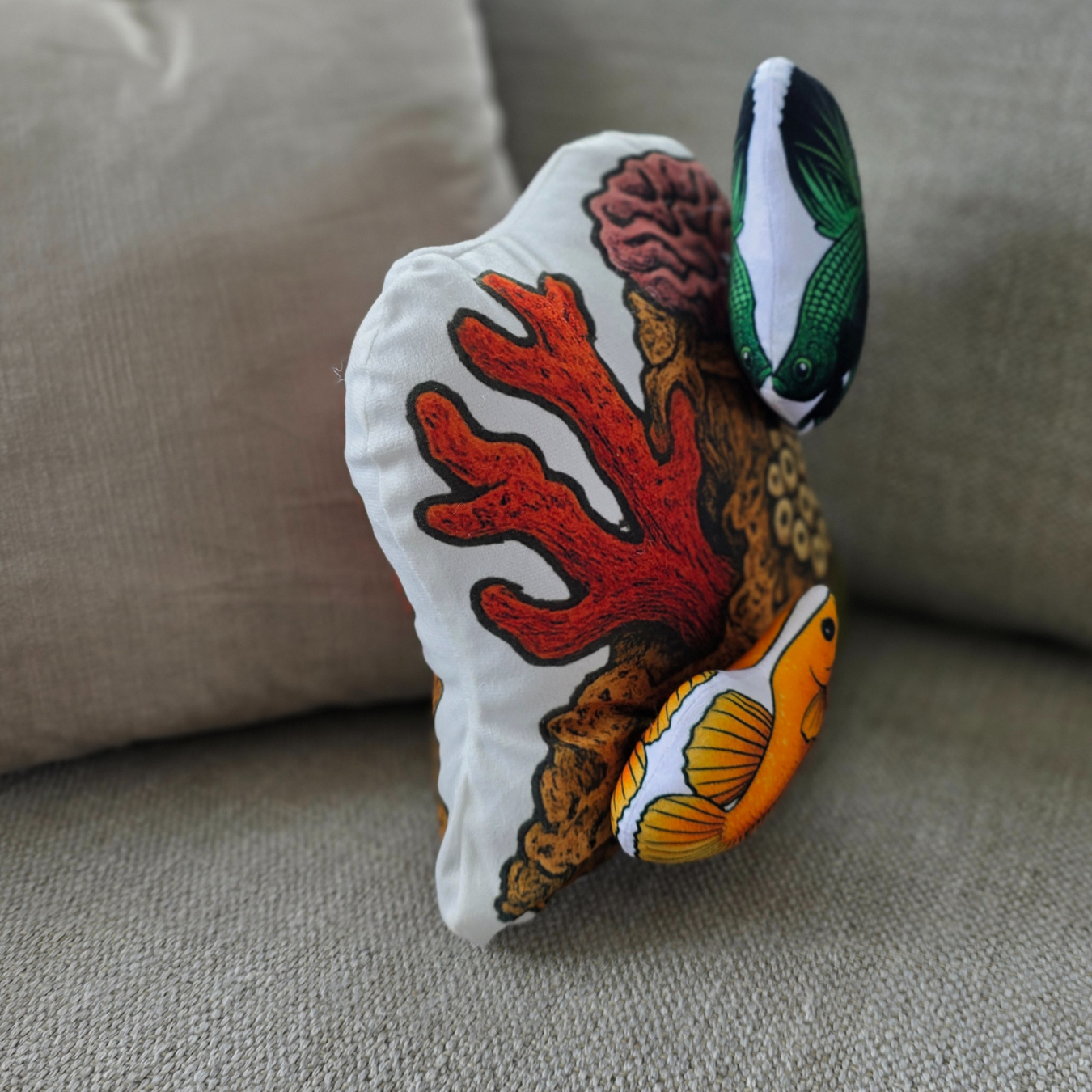 Betta Lovers Fish-Shaped Cushion | FAWNE Limited Edition