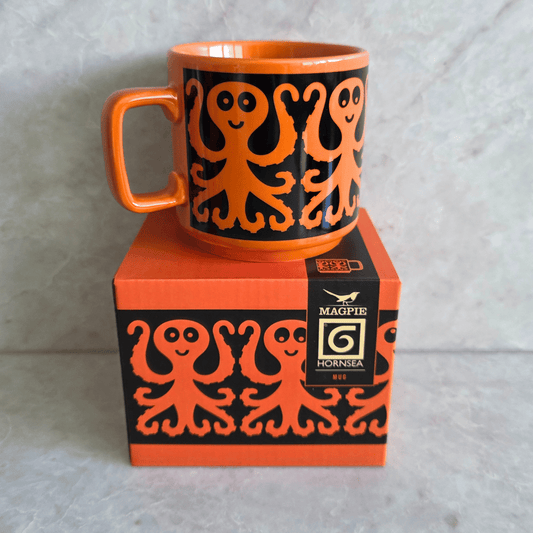 Hornsea - Mug - Octopus - Orange Red