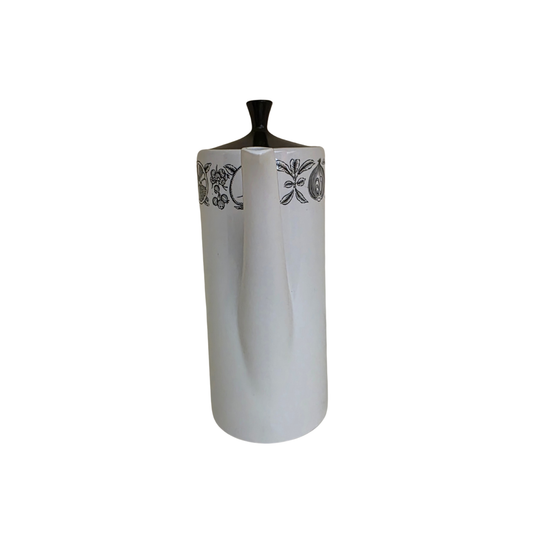 Vintage | Tall Coffee Pot - England Myotts Silhouette - Staffordshire Ware - FAWNE