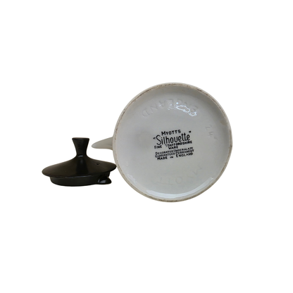 Vintage | Tall Coffee Pot - England Myotts Silhouette - Staffordshire Ware - FAWNE