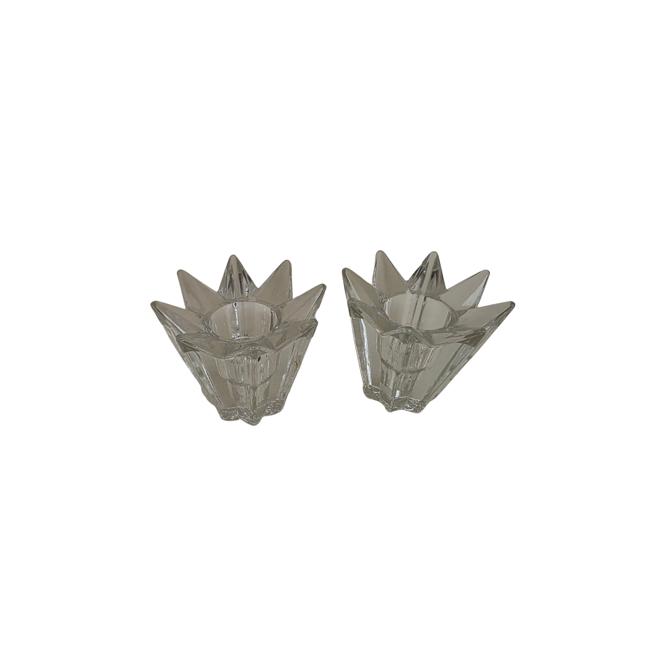 Vintage | Candlestick Holders - Atomic Starburst - Set of 2 -