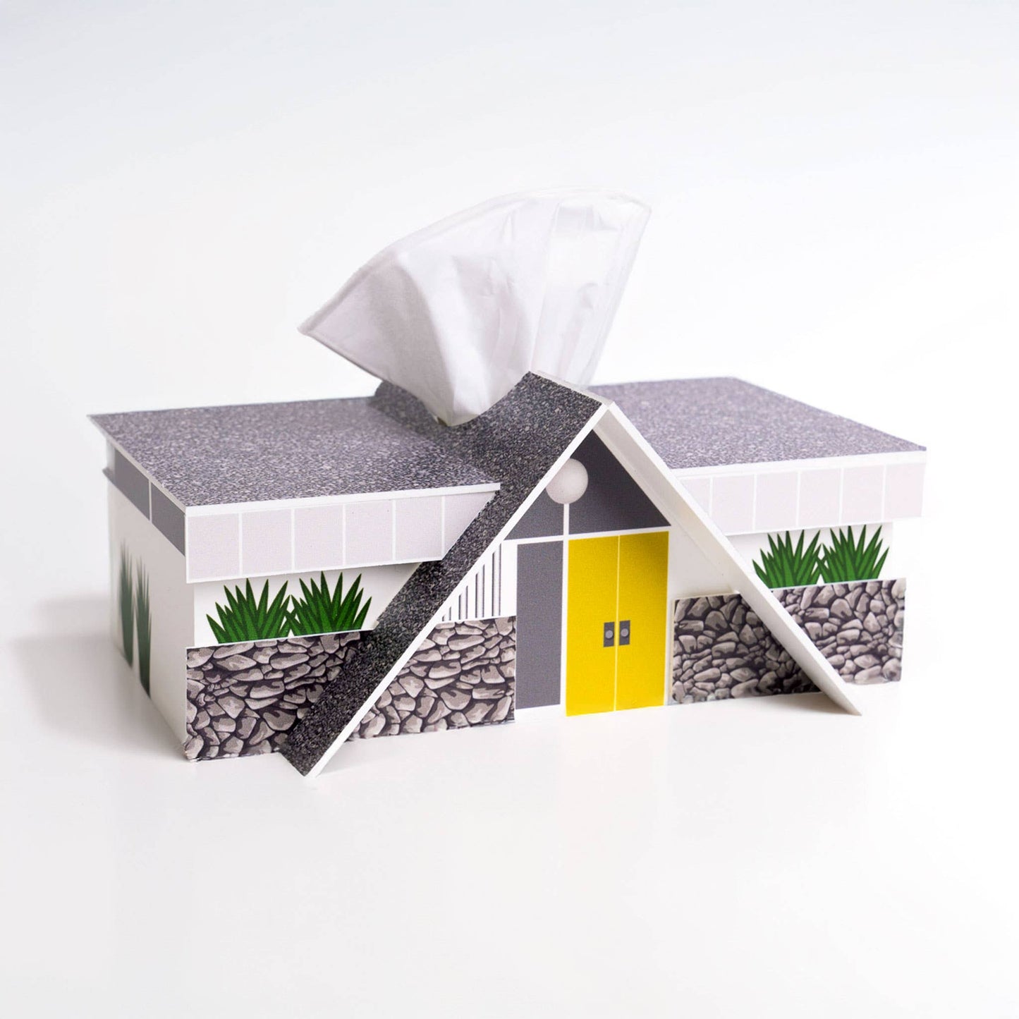 Swiss Miss House - Mid-Century Modern Tissue Box Cover
