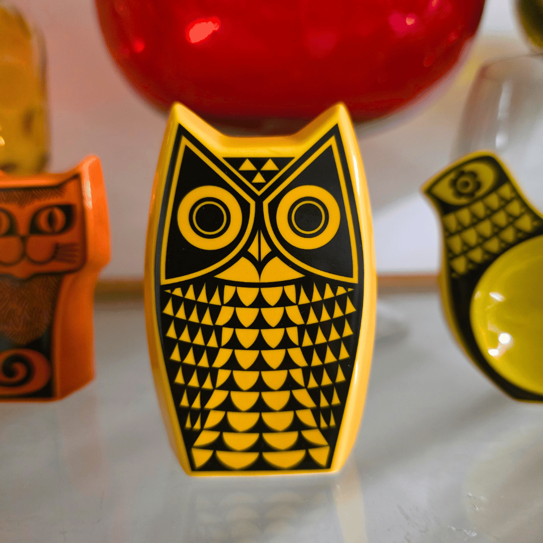 Hornsea - Mini Object - Owl - Yellow