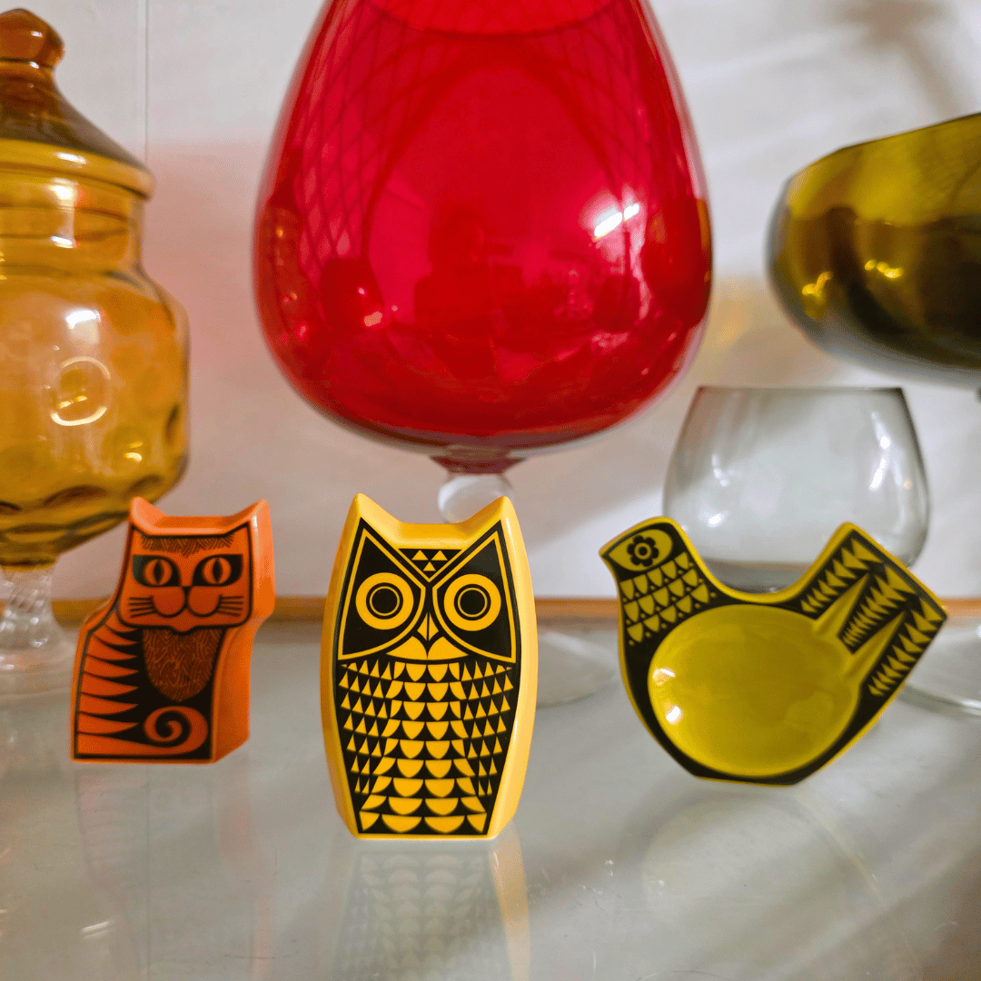 Hornsea - Mini Object - Owl - Yellow