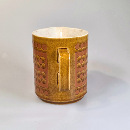 Vintage Hornsea | Large Pitcher - Saffron - Yellow and Pink
