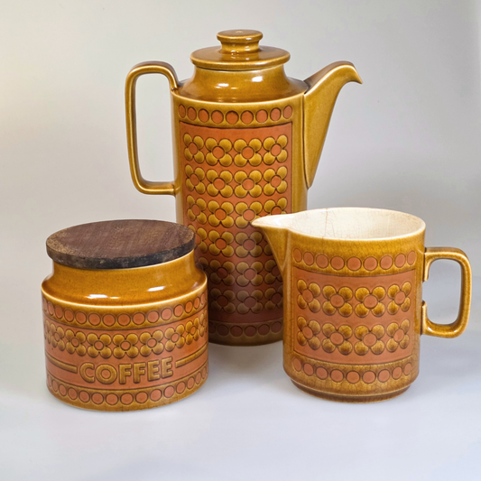 Vintage Hornsea | Large Pitcher - Saffron - Yellow and Pink