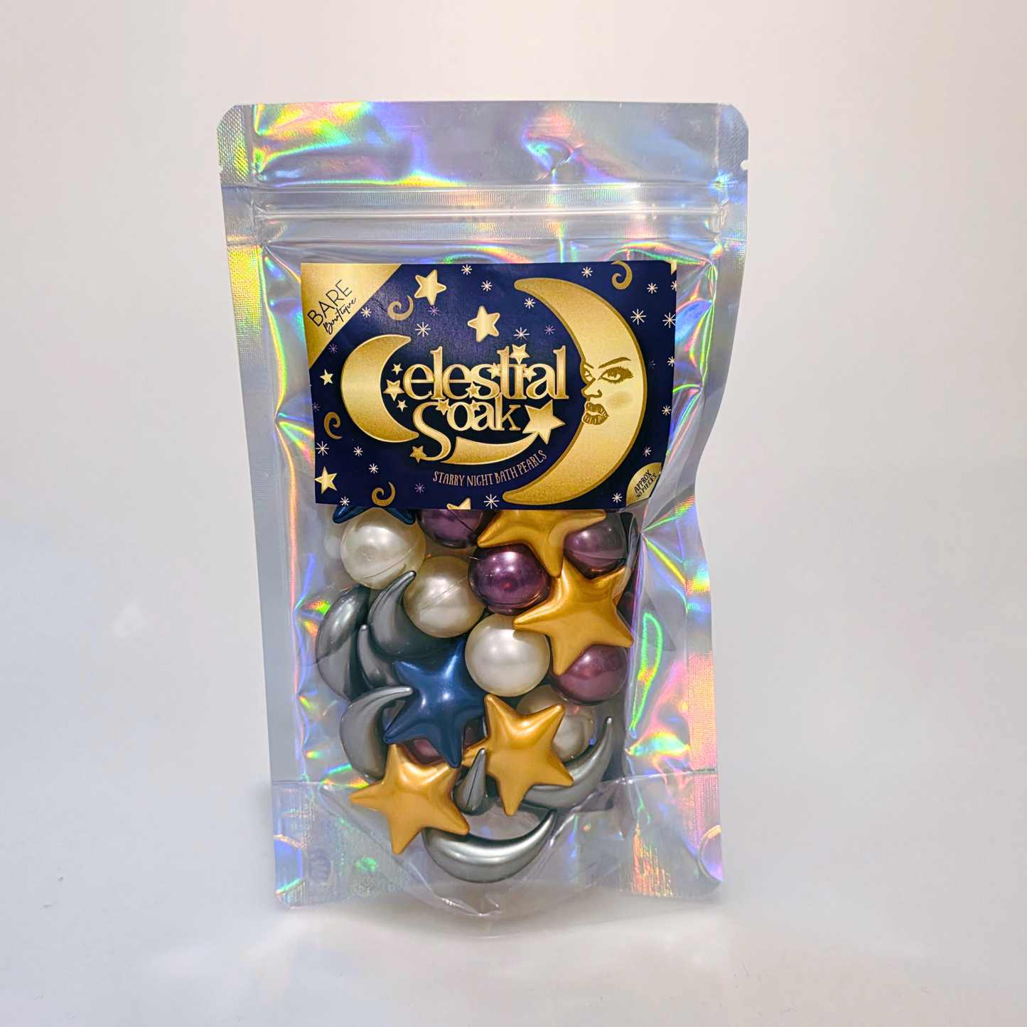 Retro Bath Oil Pearls – Celestial Soak | 30 Pack