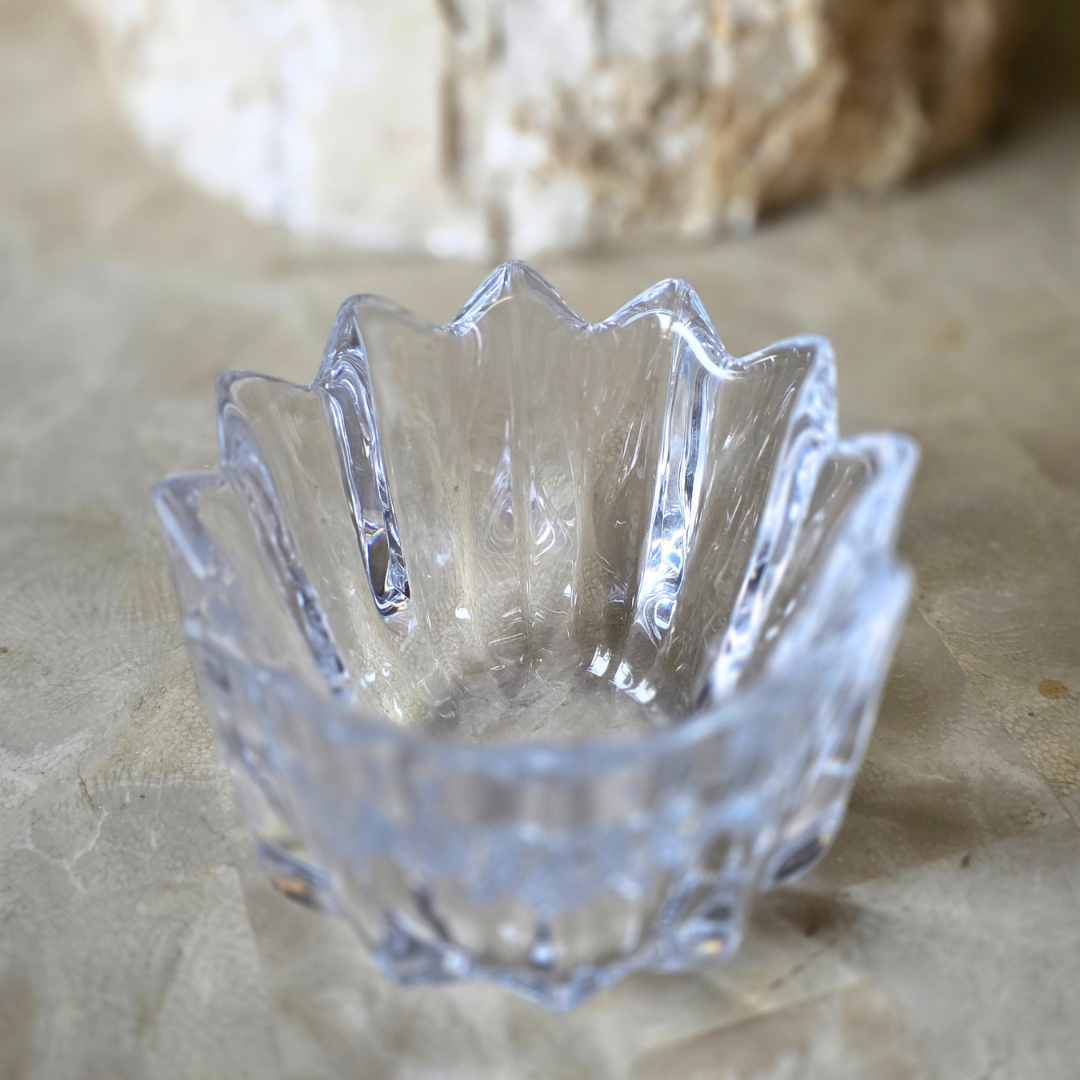 Vintage | Fleur Crystal Bowl | Orrefors Collection
