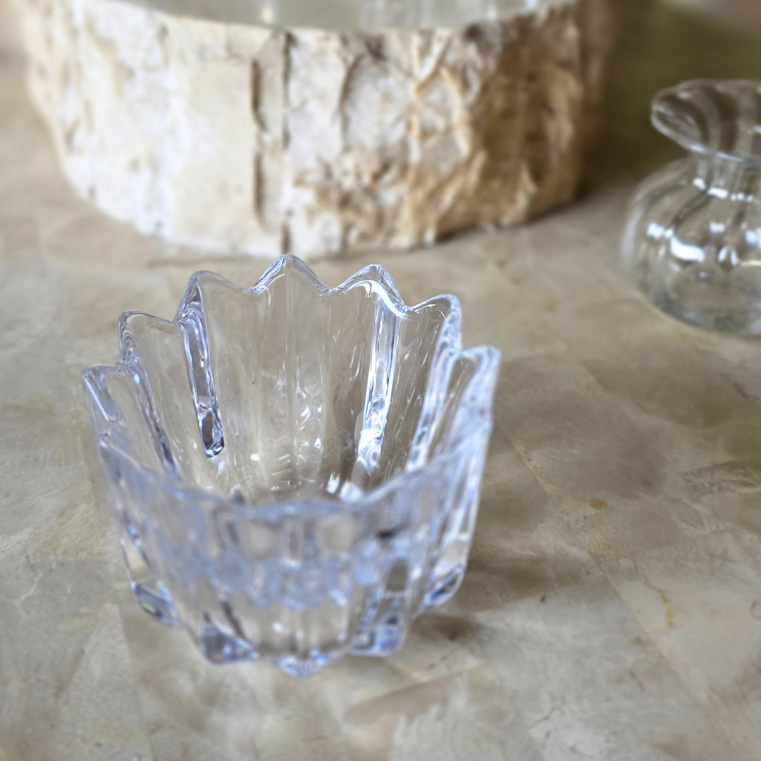 Vintage | Fleur Crystal Bowl | Orrefors Collection
