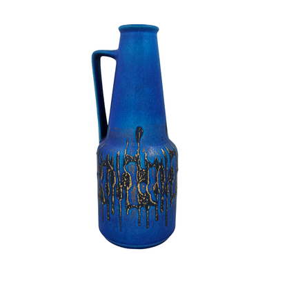 Vintage | Rare Blue Fat Lava - West German Vase | Dumler and Breiden - FAWNE