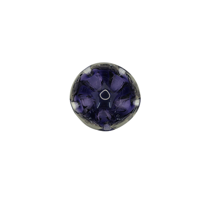 Vintage | Dark Purple & Clear - Art Glass Bowl - FAWNE