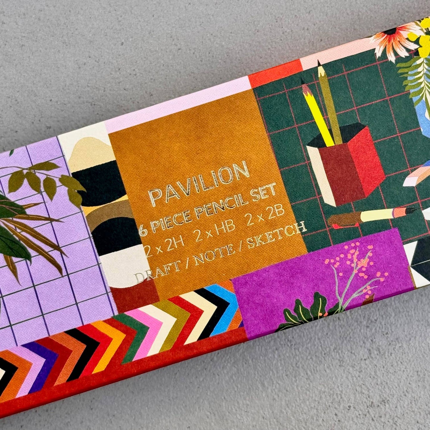 Botanical Interior Lifestyle | Premium 6 Piece Pencil Set