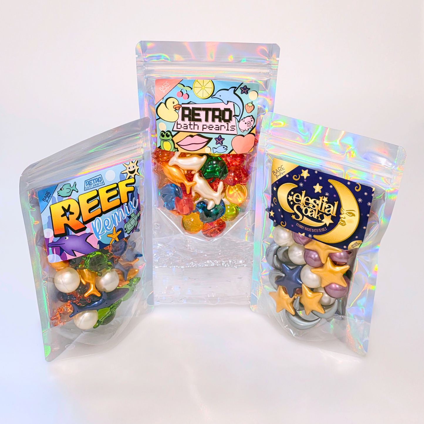Retro Bath Oil Pearls – 90's Throwback | 30 Pack