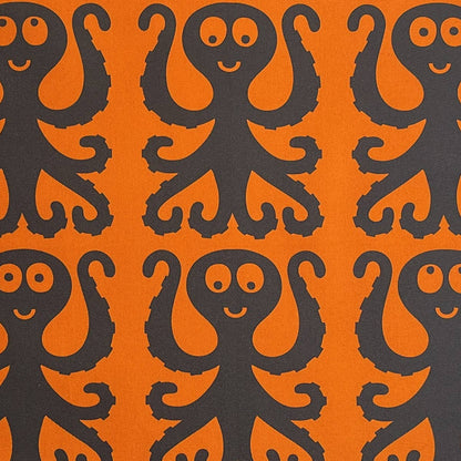 Magpie x Hornsea - Octopus Teatowel - Red Orange