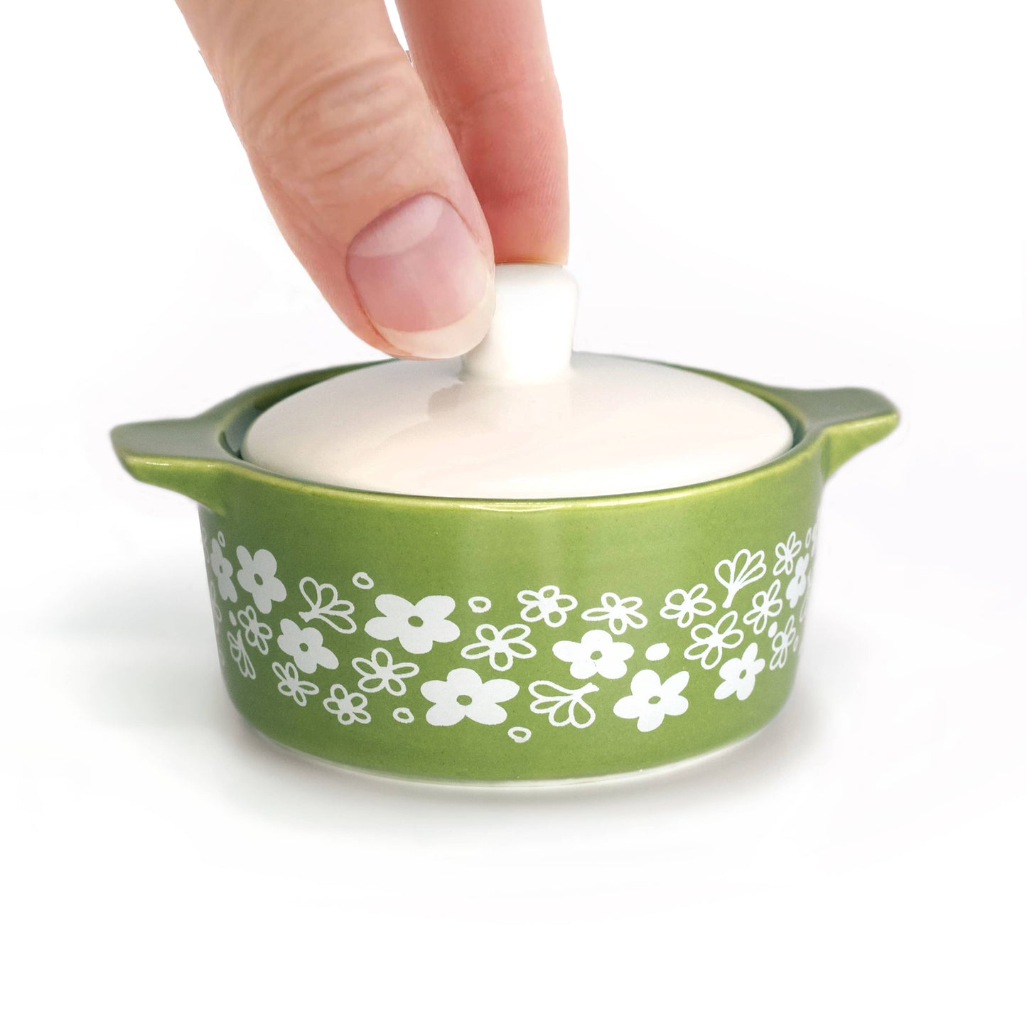 Spring Blossom | Pyrex Inspired | Ceramic Trinket Box