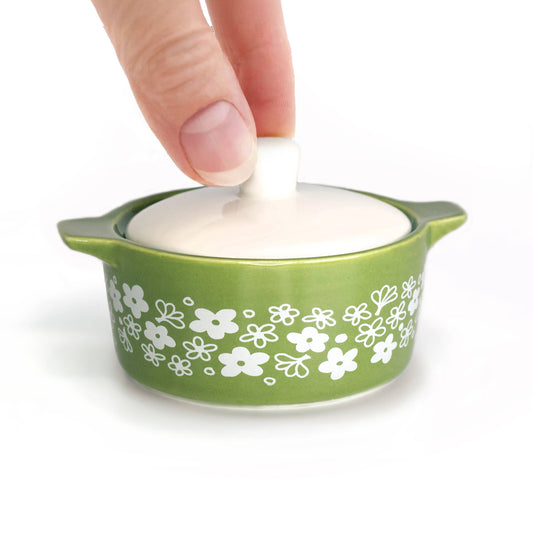 Spring Blossom | Pyrex Inspired | Ceramic Trinket Box