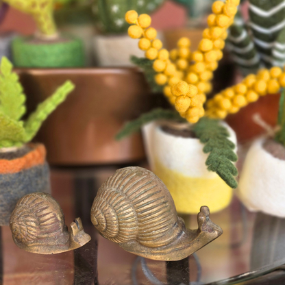 Sunshine Bloom - Hand Felted - Artificial Plant Decoration - Medium