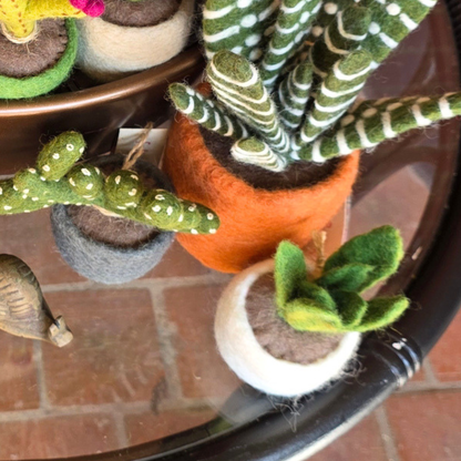 Sansevieria - Hand Felted - Artificial Plant Decoration - Small