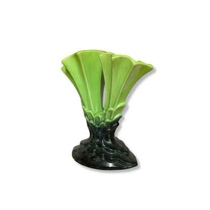 Vintage | Green Glaze Art Deco Style - Casey Ware 107 Pottery Vase - FAWNE