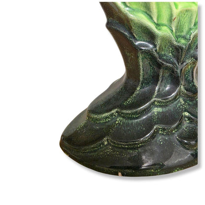 Vintage | Green Glaze Art Deco Style - Casey Ware 107 Pottery Vase - FAWNE
