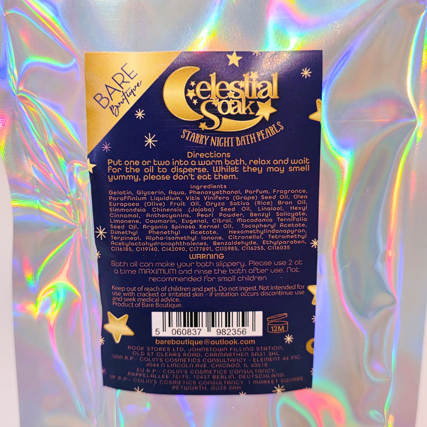 Retro Bath Oil Pearls – Celestial Soak | 30 Pack