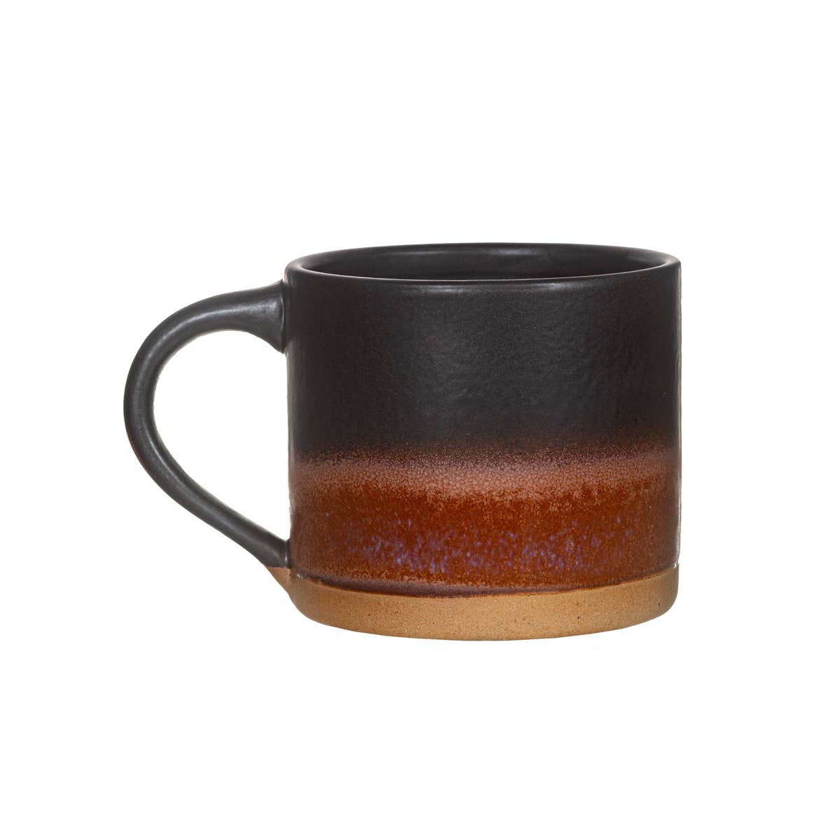 Retro Dip Glazed Mug - Marlowe Ochre/Brown 260ml